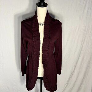 Style & Co Maroon Womens Sweater Size Medium